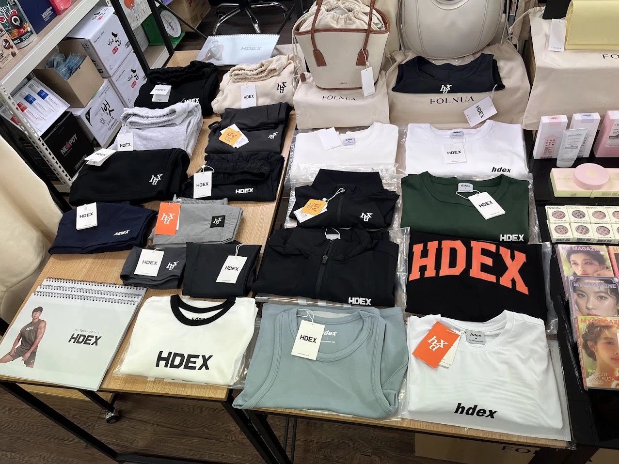 소비재 어패럴 상품 진열